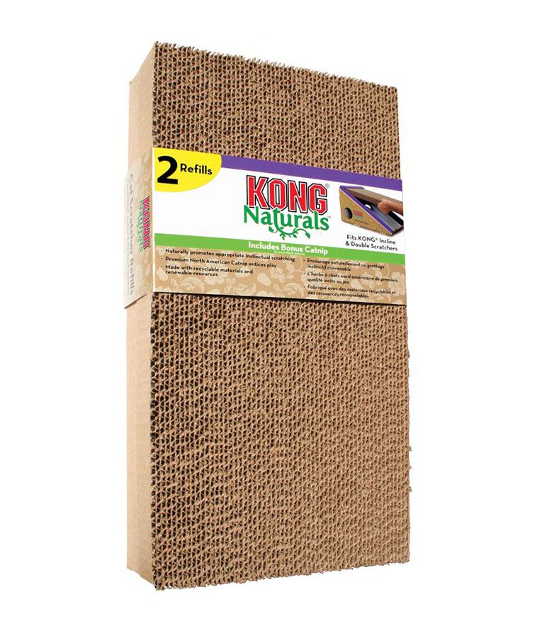Kong Naturals Cat Scratcher Refill 2pk - Shopivet.com