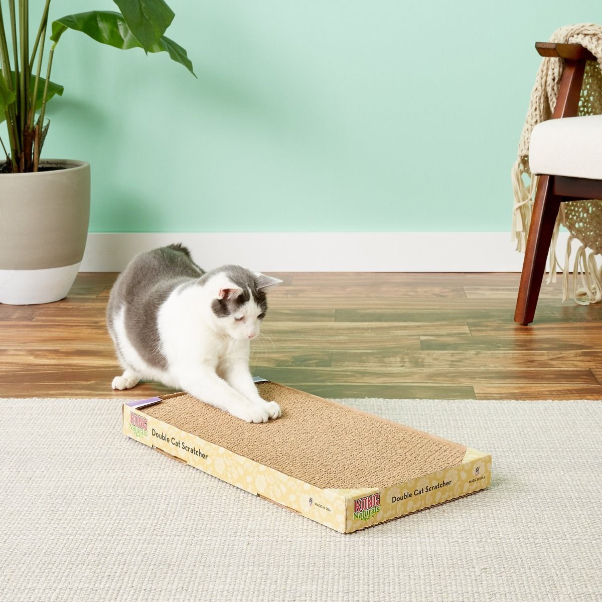 Kong Naturals Double Cat Scratcher - Shopivet.com