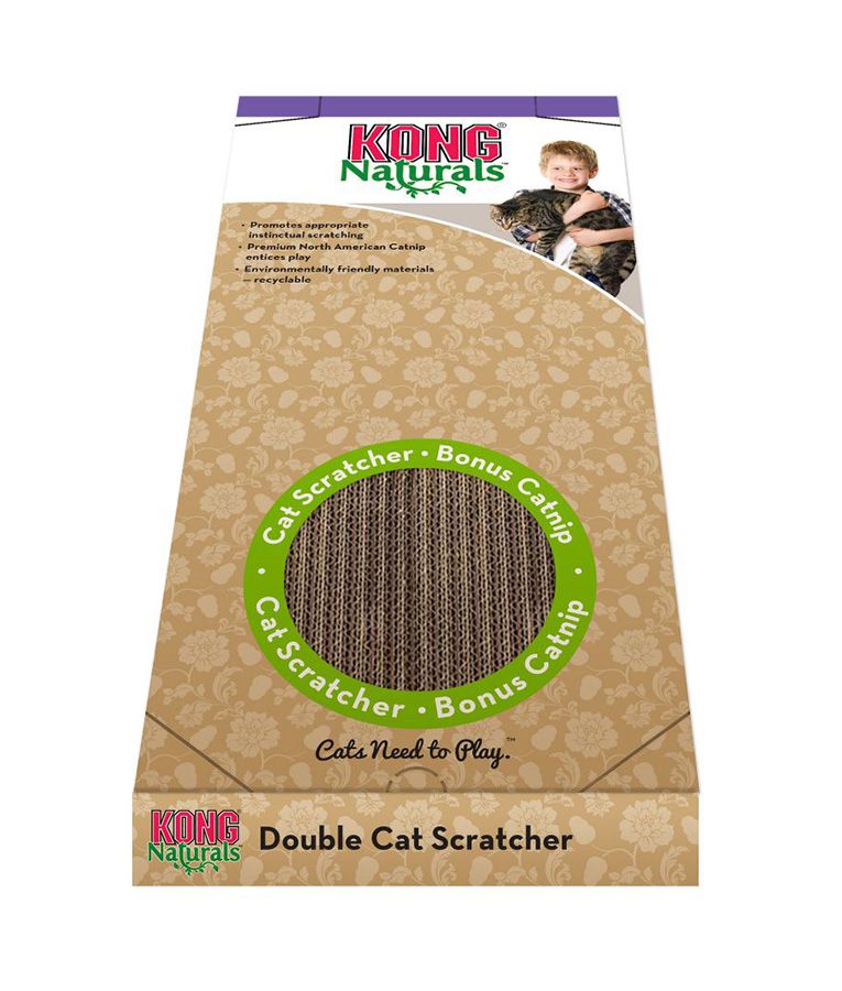Kong Naturals Double Cat Scratcher - Shopivet.com