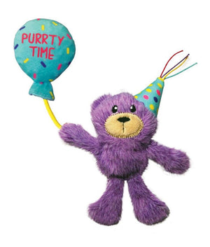 Kong Occasions Birthday Teddy Cat Toy - Shopivet.com