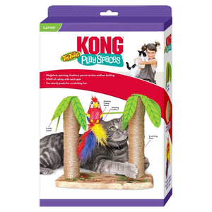 Kong Play Spaces Tiki Twirl Cat Scratcher - Shopivet.com