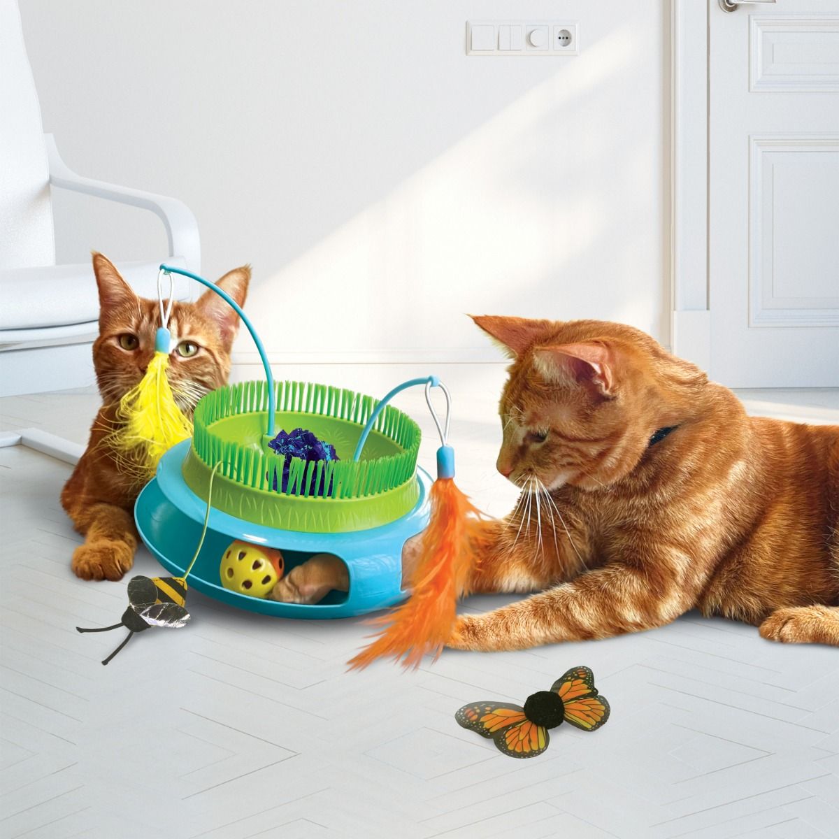 Kong Playground Garden Multi - Sensory Enrichment Cat Toy - Shopivet.com