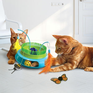 Kong Playground Garden Multi - Sensory Enrichment Cat Toy - Shopivet.com