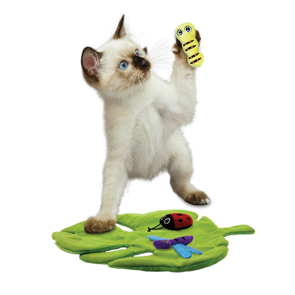 Kong Pull - A - Partz Bugz Cat Toy - Shopivet.com