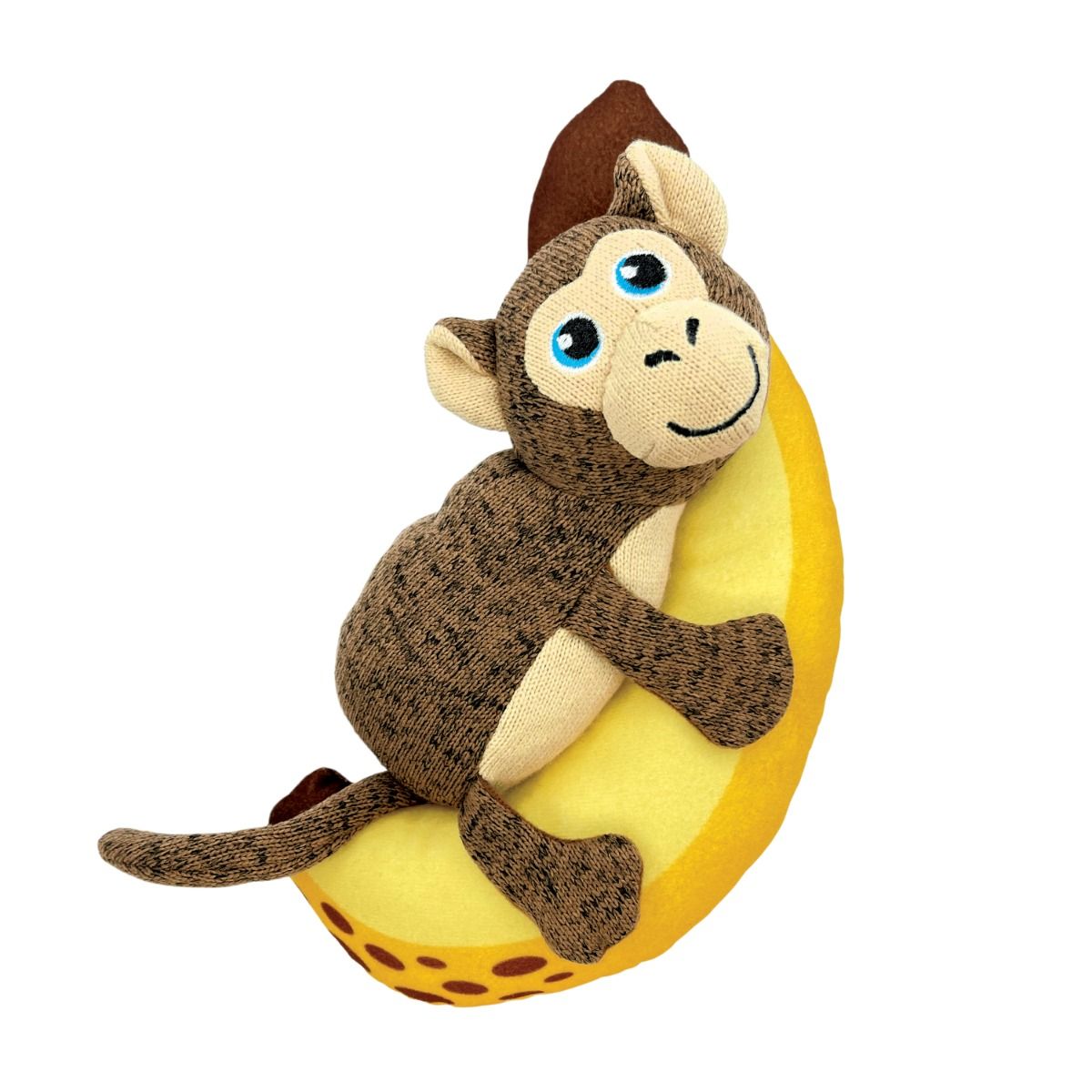 Kong Pull - A - Partz Pals Monkey Squeaker Dog Toy - Medium - Shopivet.com