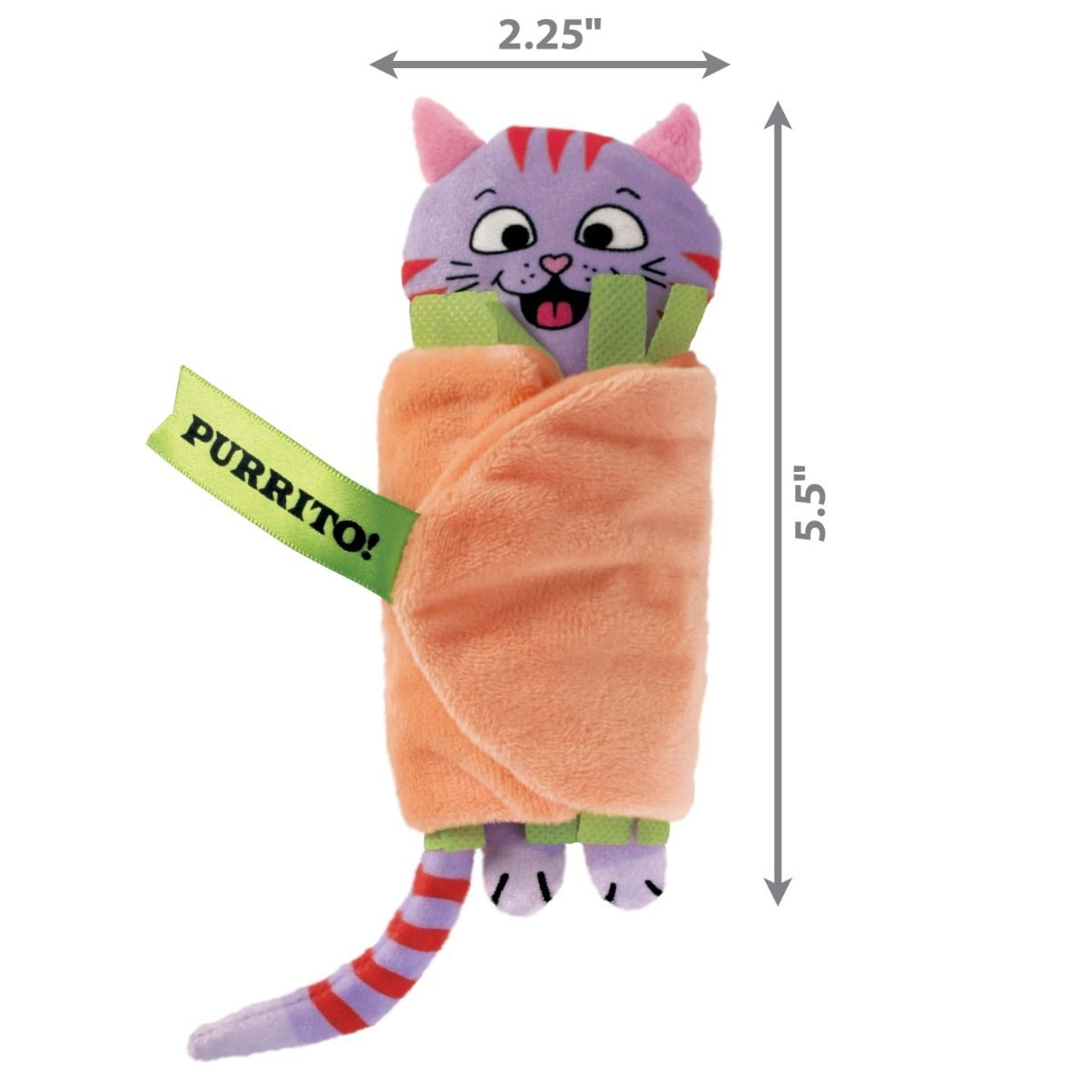 Kong Pull - A - Partz Purrito Cat Toy - Shopivet.com