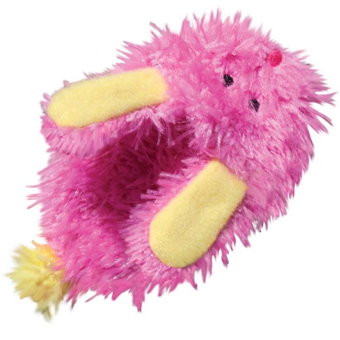 Kong Refillables Fuzzy Slipper Catnip Cat Toy - OS - Shopivet.com