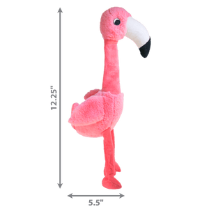 Kong Shakers Honkers Flamingo Plush Squeaker Dog Toy - Large - Shopivet.com