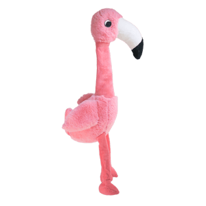 Kong Shakers Honkers Flamingo Plush Squeaker Dog Toy - Large - Shopivet.com