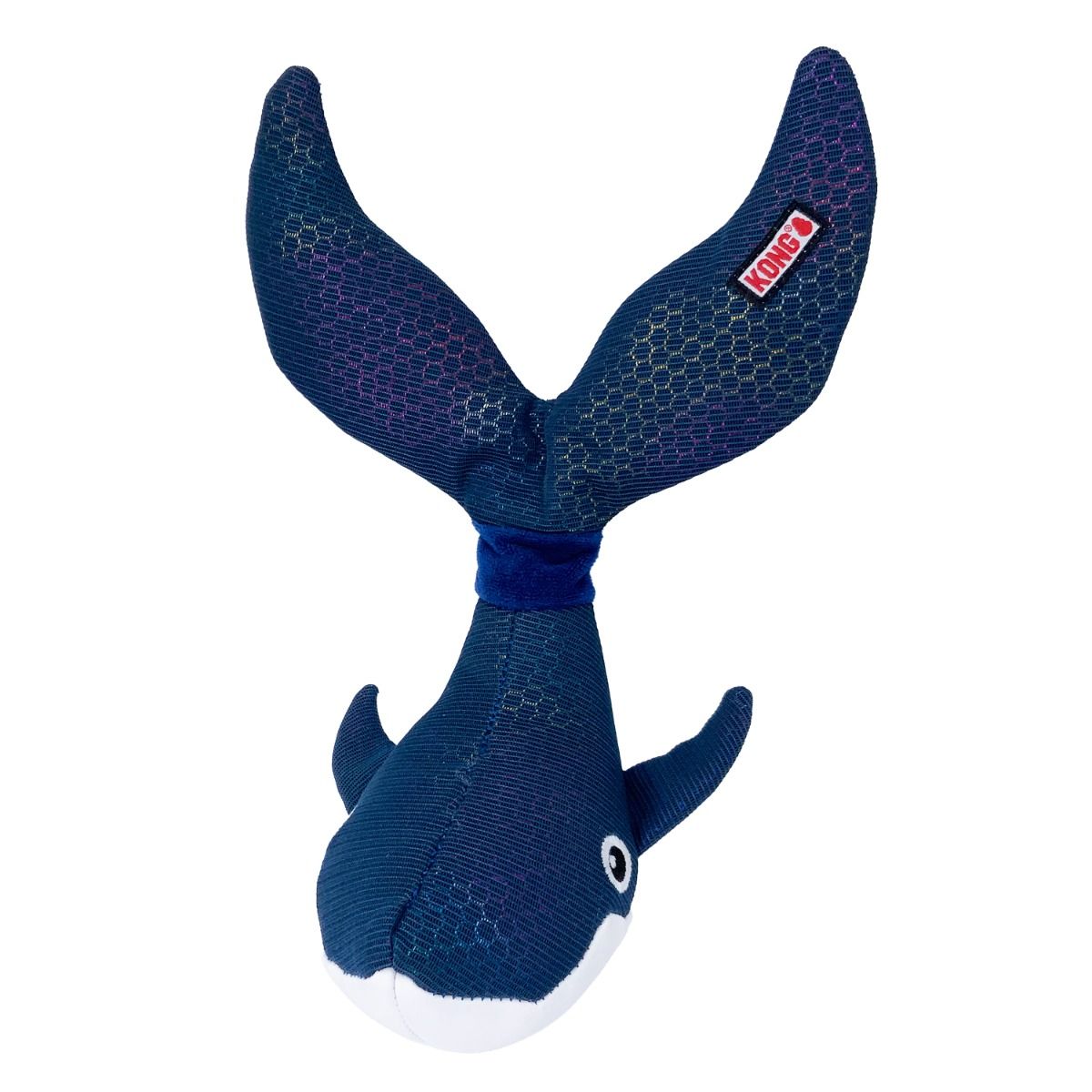 Kong Shakers Shimmy Whale Dog Toy - Medium - Shopivet.com
