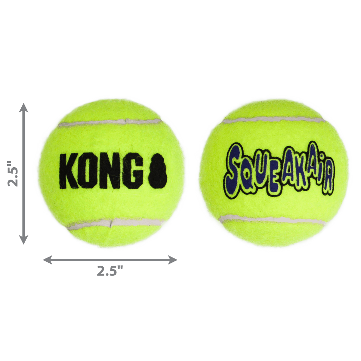 Kong SqueakAir Ball Dog Toy 6 pack - Medium - Shopivet.com