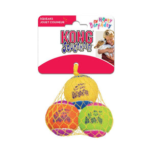 Kong Squeakair Birthday Ball Dog Toy - M - Shopivet.com