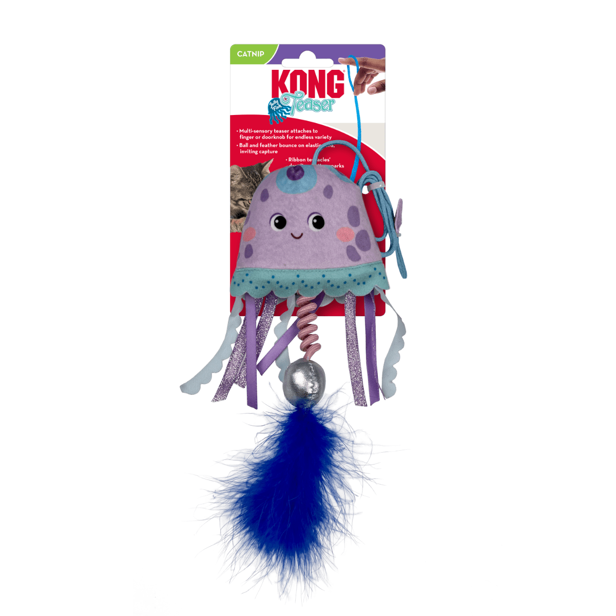 Kong Teaser Jellyfish Cat Toy - Shopivet.com