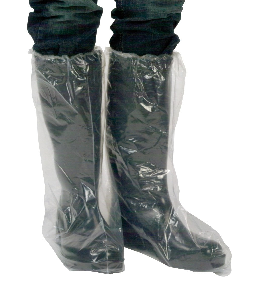 KRUTEX disp. boots, long/thick, elasticated top, 25 pairs