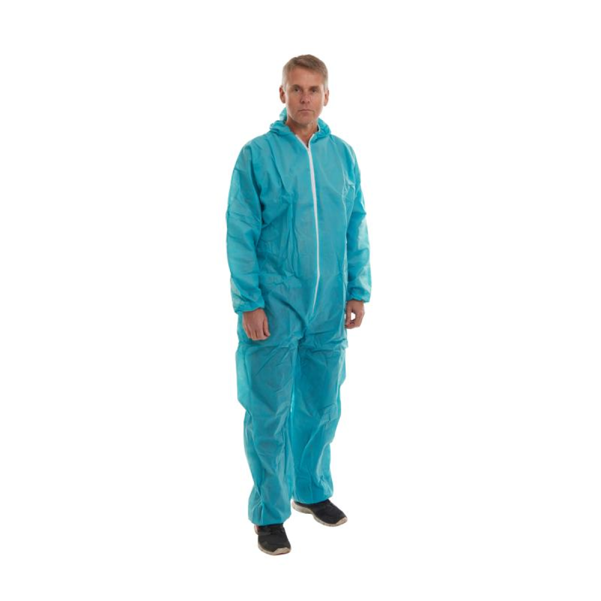 KRUTEX disposable suit, Blue, Large