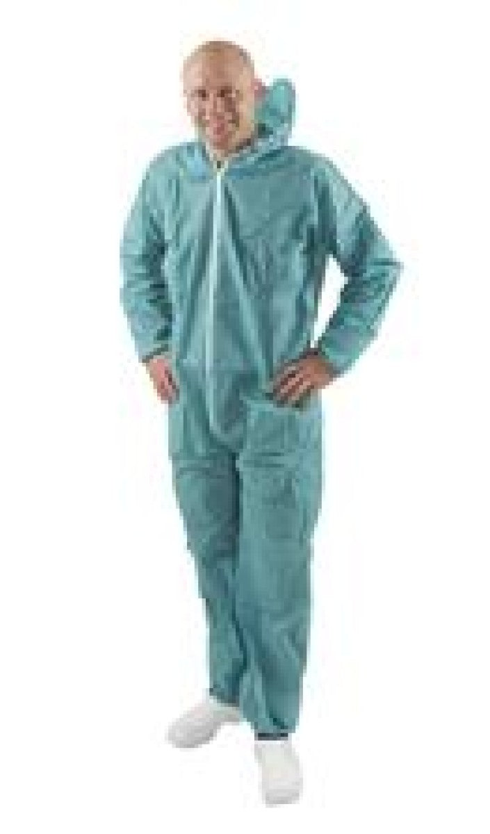 KRUTEX disposable suit, green, Medium