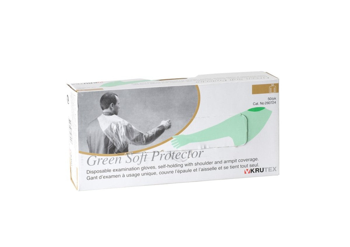 KRUTEX full length examination gloves L