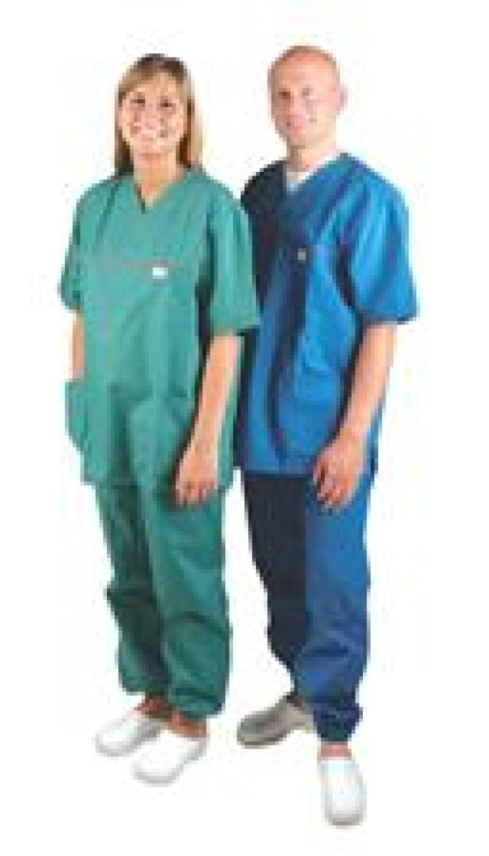 KRUTEX  Micro-Barrier Clinic blouse blue for men, medium