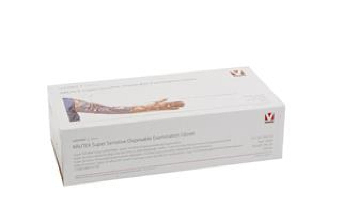 KRUTEX super sensitive examination gloves, Large size 90 cm