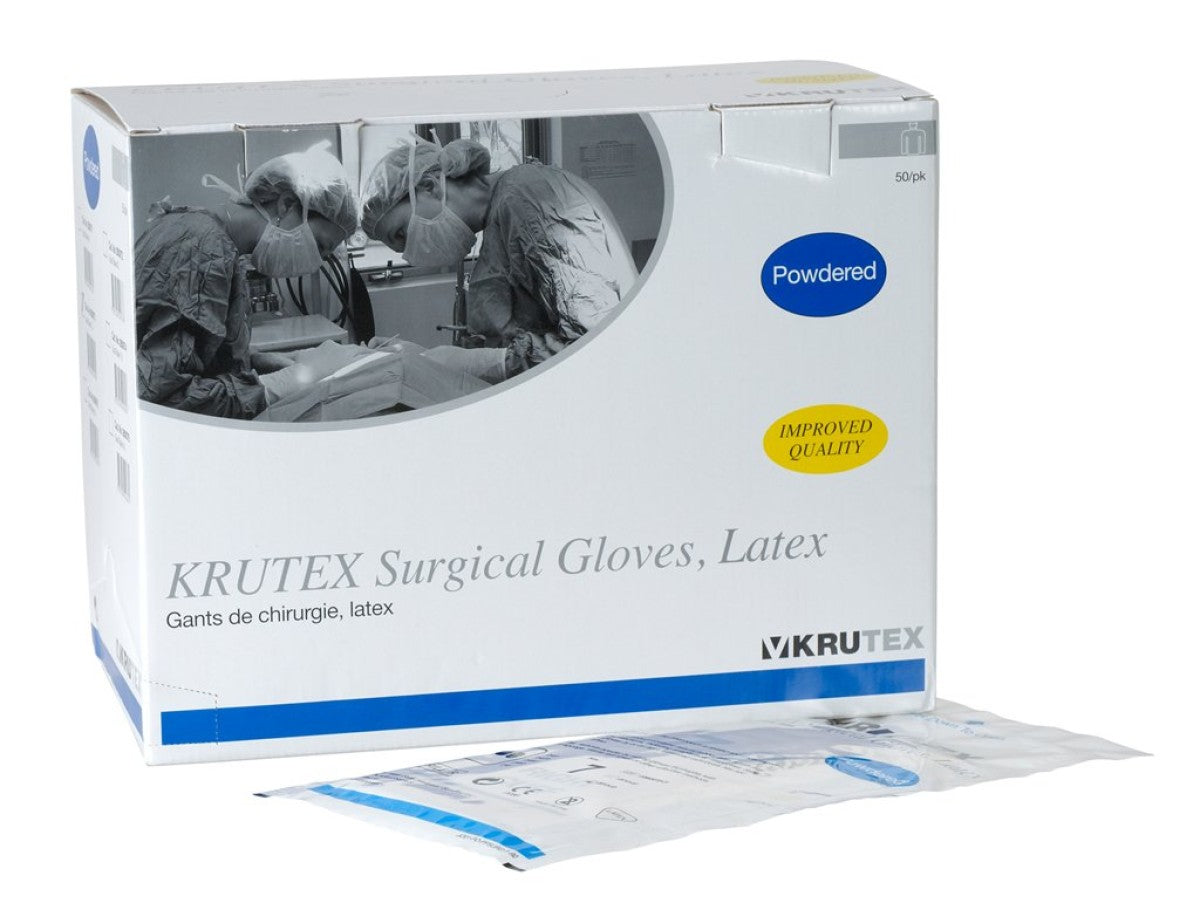 KRUTEX surgical gloves size 7.0 powdered