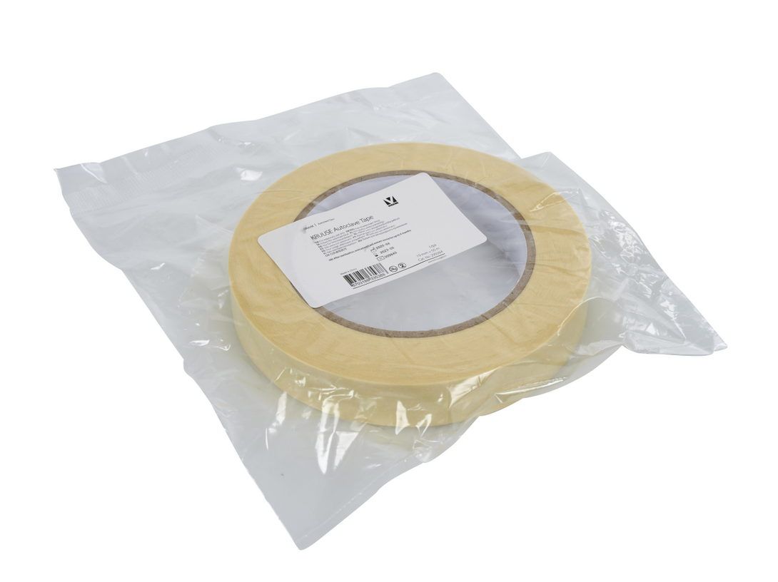 KRUUSE Autoclave Tape with indicator, 19 mm x 50 m, 1/pk