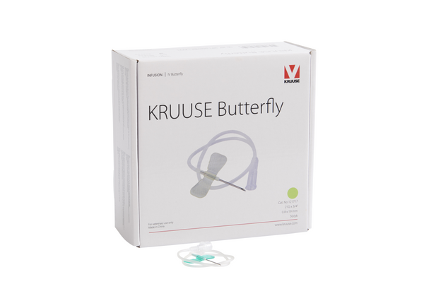 KRUUSE Butterfly 21G green, 50/pk