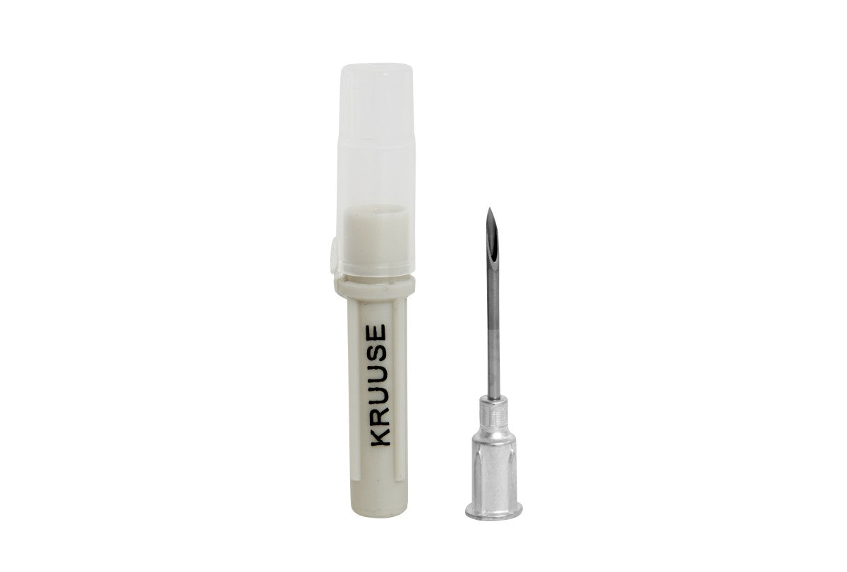 KRUUSE disp. needle with aluminium hub 1.6x25mm, 100/pk