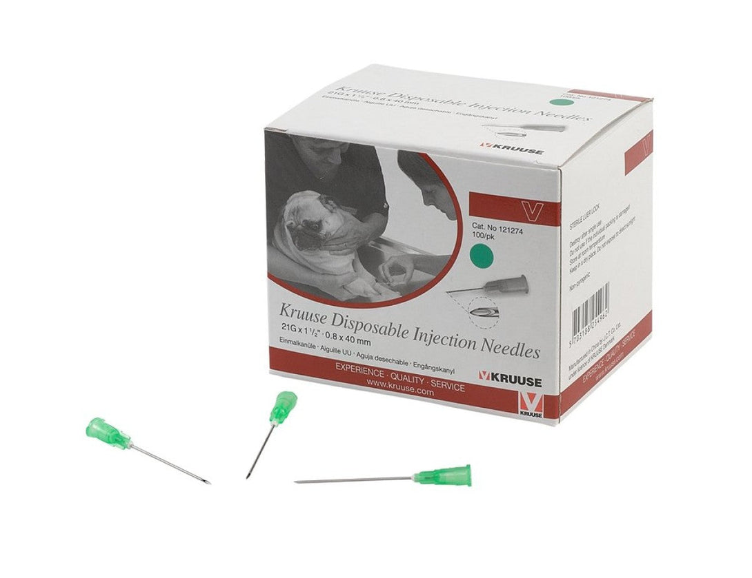 KRUUSE Disposable Needle 21G x 1 1/2