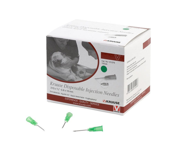 KRUUSE disposable needle 21G x 5/8