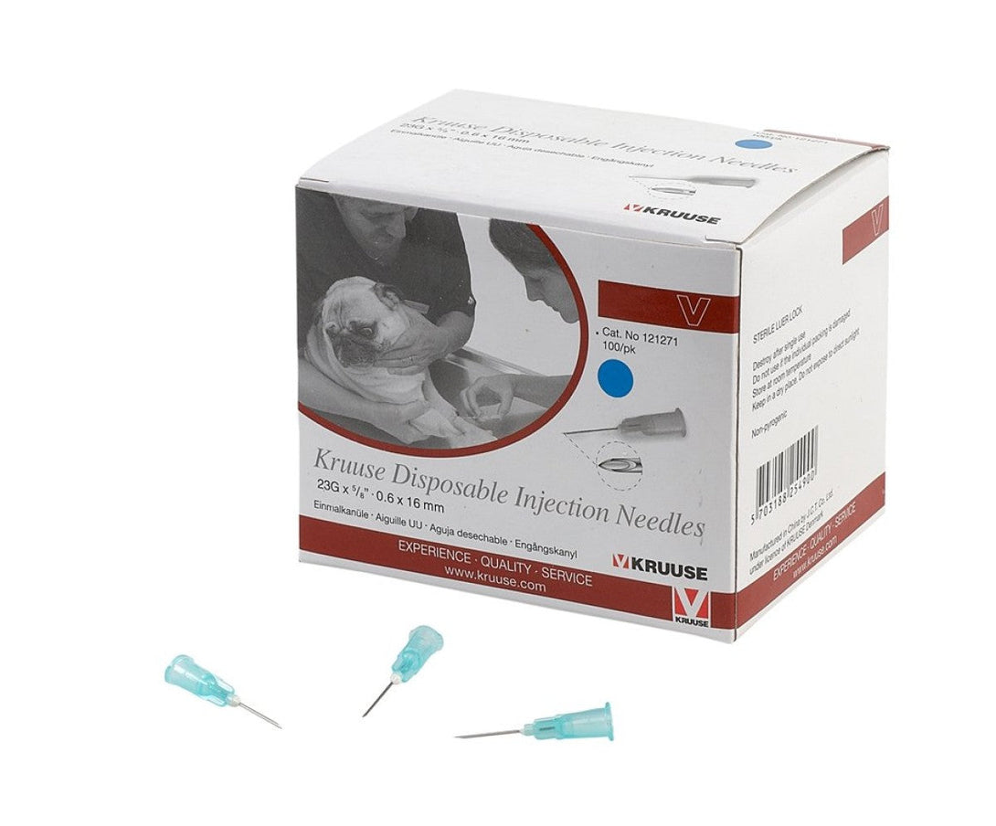 KRUUSE disposable needle 23Gx5/8