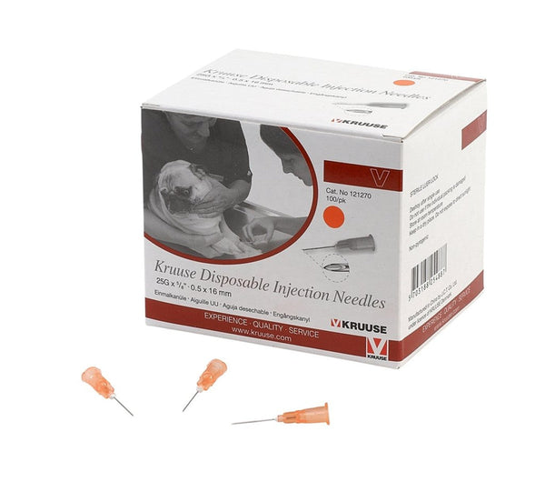 KRUUSE disposable needle 25G x 5/8