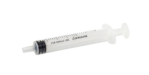 KRUUSE disposable syringe-3 comp 2-3ml