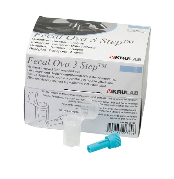 KRUUSE Fecal Ova 3 Step, 50/pk