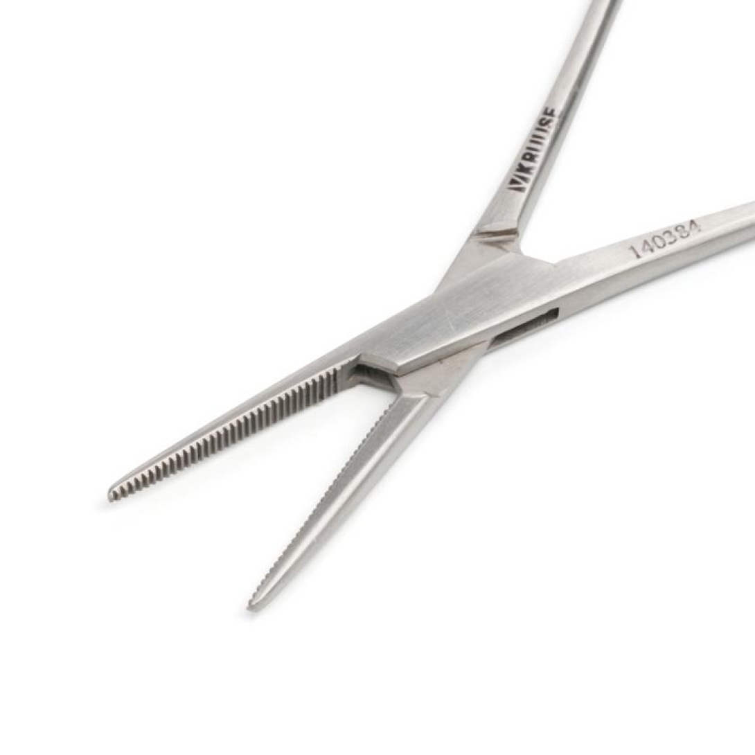 KRUUSE Halsted-Mosquito Artery Forceps, 10 cm / 3.9", straight