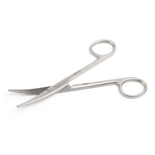KRUUSE Mayo Scissors, 14 cm / 5.5", blunt/blunt, curved