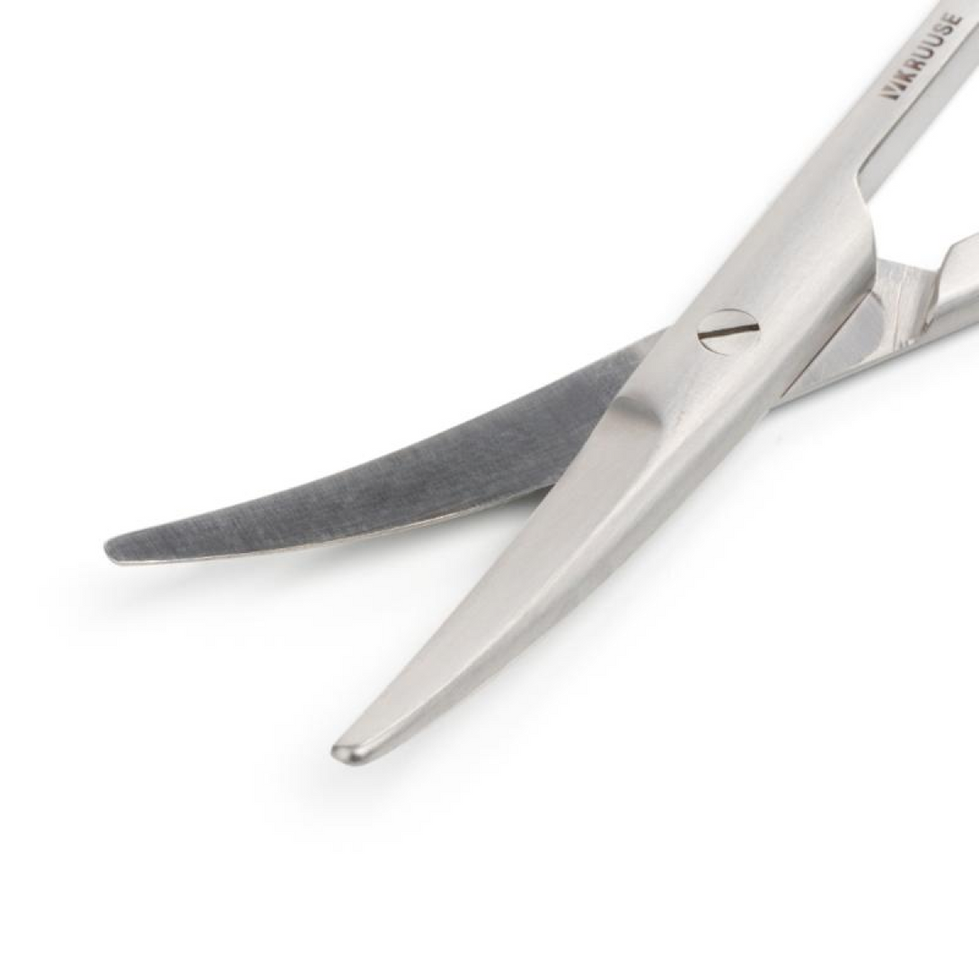 KRUUSE Mayo Scissors, 14 cm / 5.5", blunt/blunt, curved