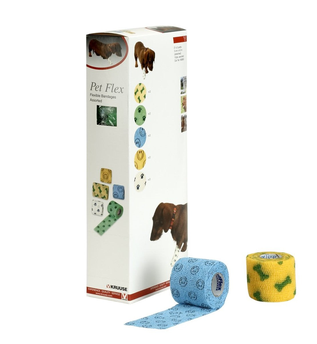 KRUUSE Pet-Flex, assorted, 7.5cm 10/pk