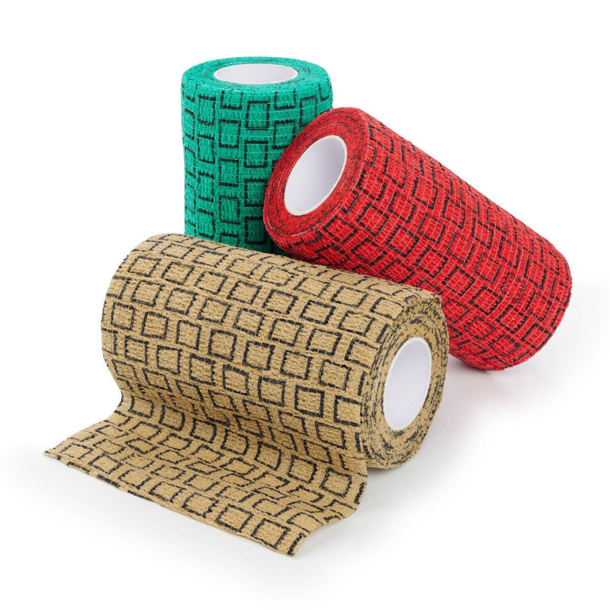 Kruuse SafeVet Bandage, 10cm x 4.5m, mix of 3 colors, 10/pk