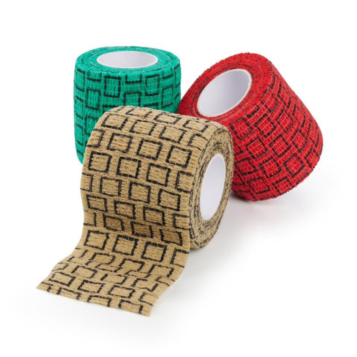 Kruuse SafeVet Bandage, 5 cm x 4.5 m, mix of 3 colors, 10/pk