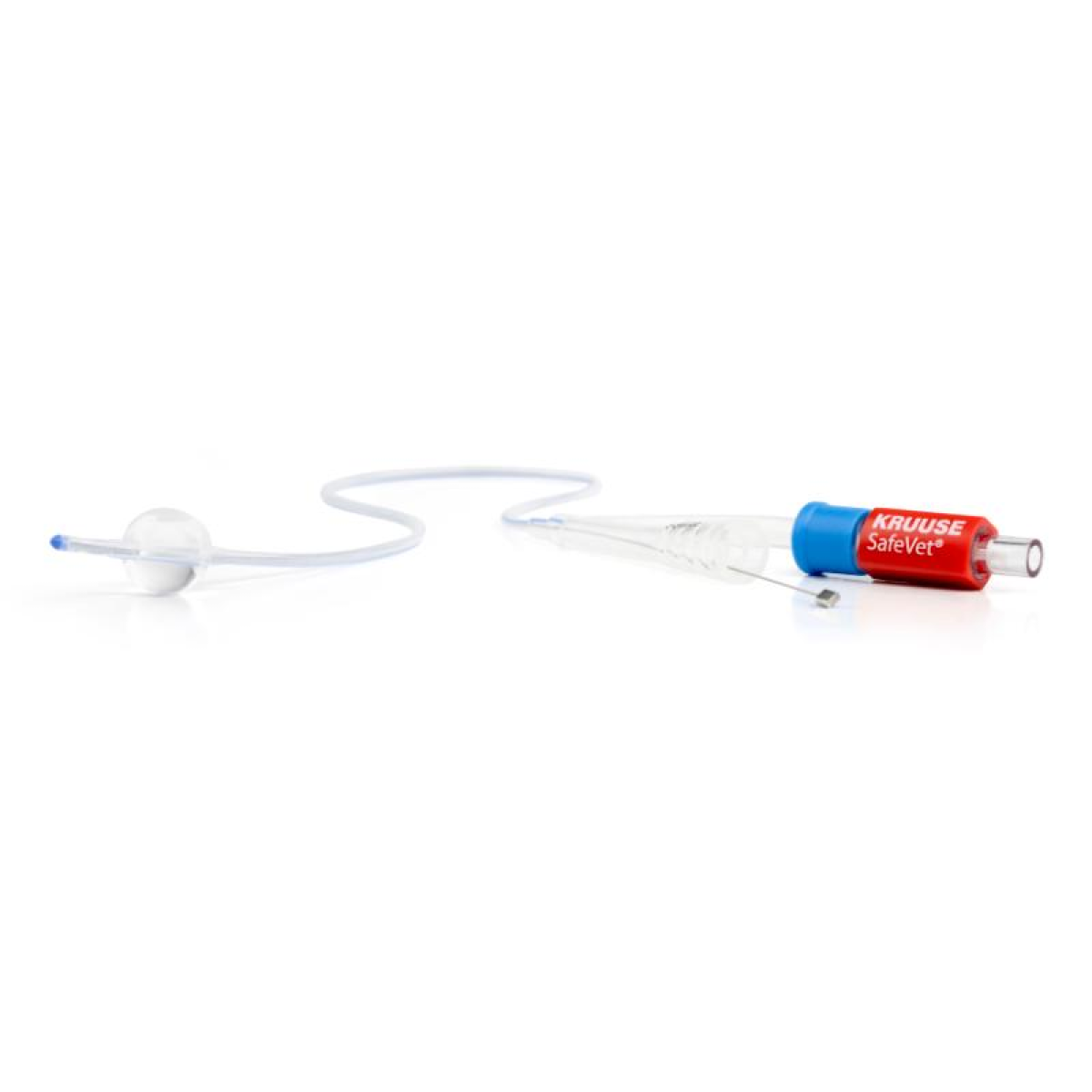 KRUUSE SafeVet Foley Catheter, 10 Fr x 22”, 3.3 mm x 55 cm, 5/pk
