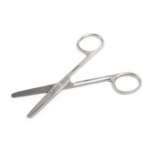 KRUUSE Standard Operating Scissors, 11.5 cm / 4.5", blunt/blunt, curved