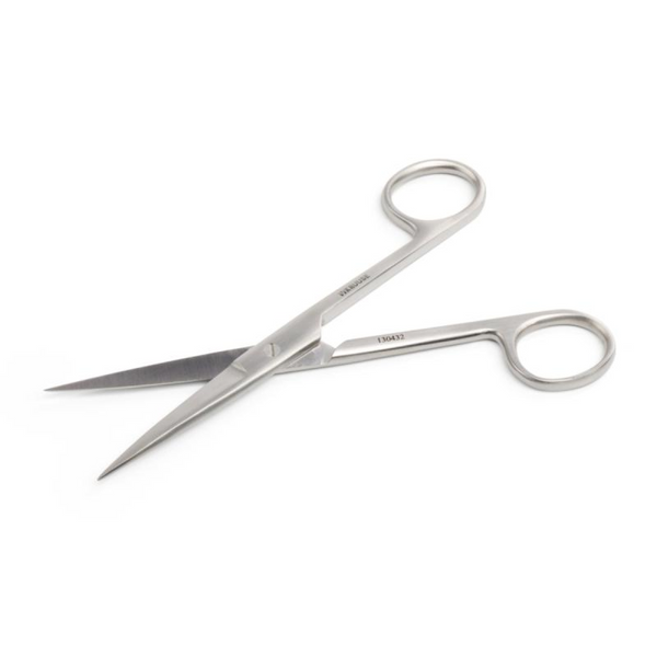KRUUSE Standard Operating Scissors, 14.5 cm / 5.7", blunt/blunt, curved