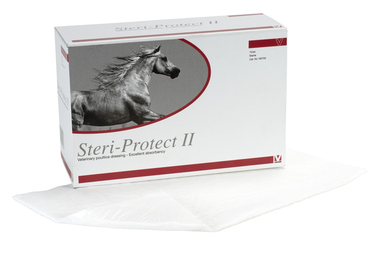 KRUUSE Steri-Protect, vet. poultice dressing display box w/10/pk