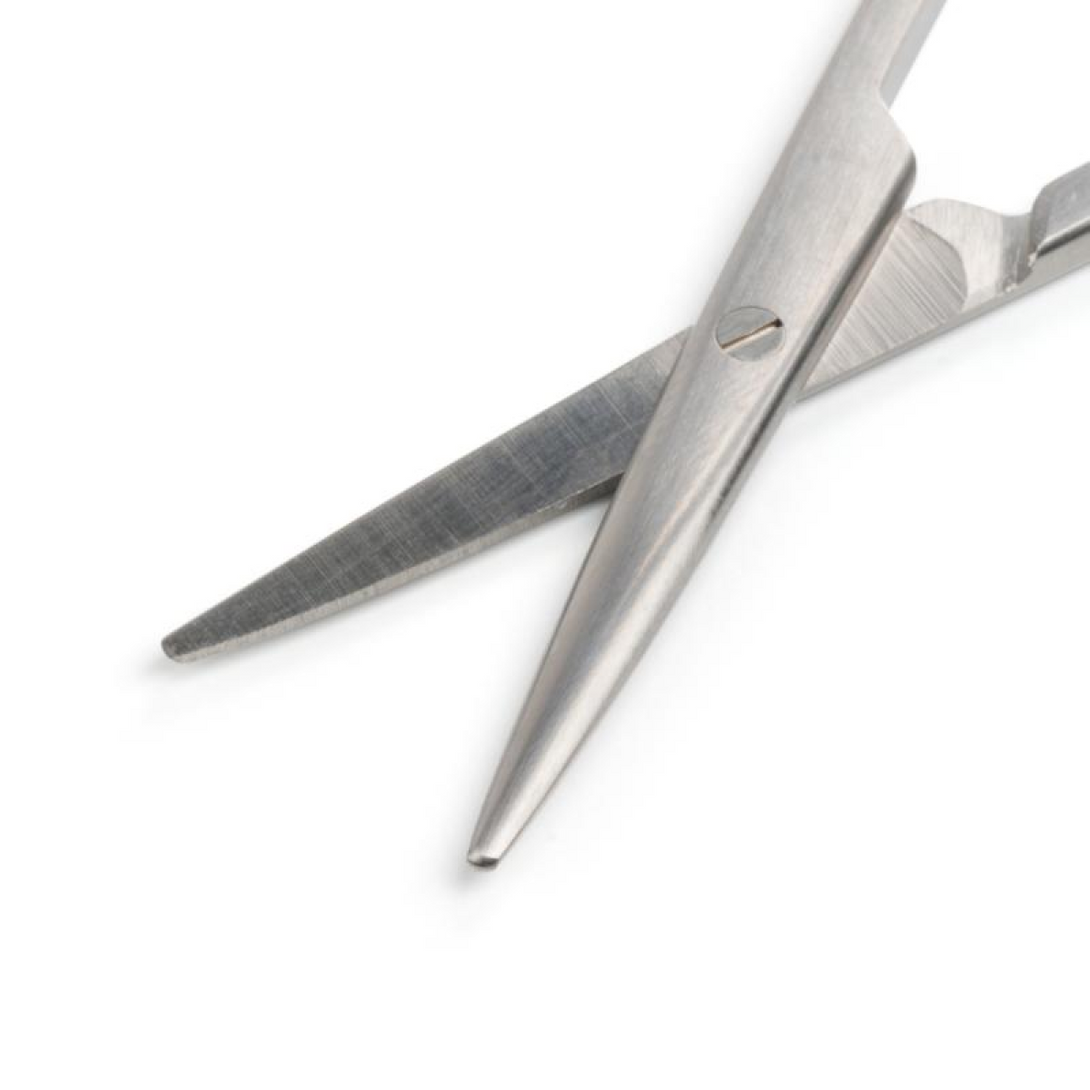 KRUUSE Strabismus Scissors, 11.5 cm / 4.5", blunt/blunt, straight