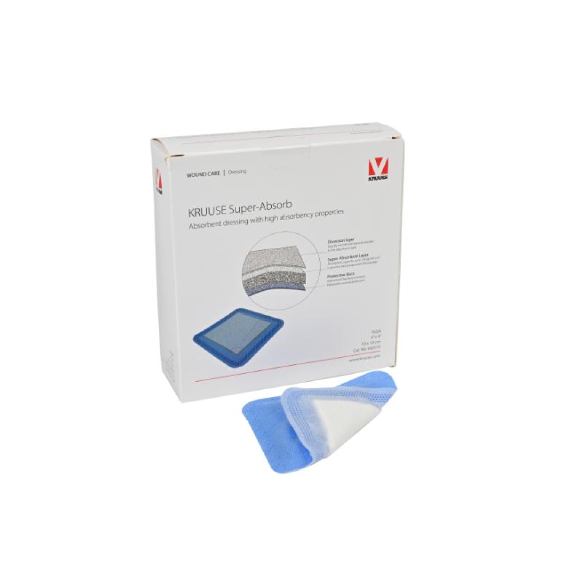 KRUUSE Super-Absorb, 10 x 10 cm, 10/pk