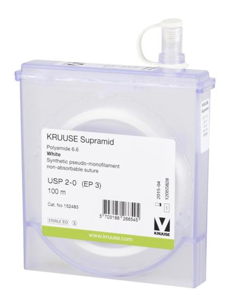 KRUUSE Supramid suture, USP 2-0, 100 m
