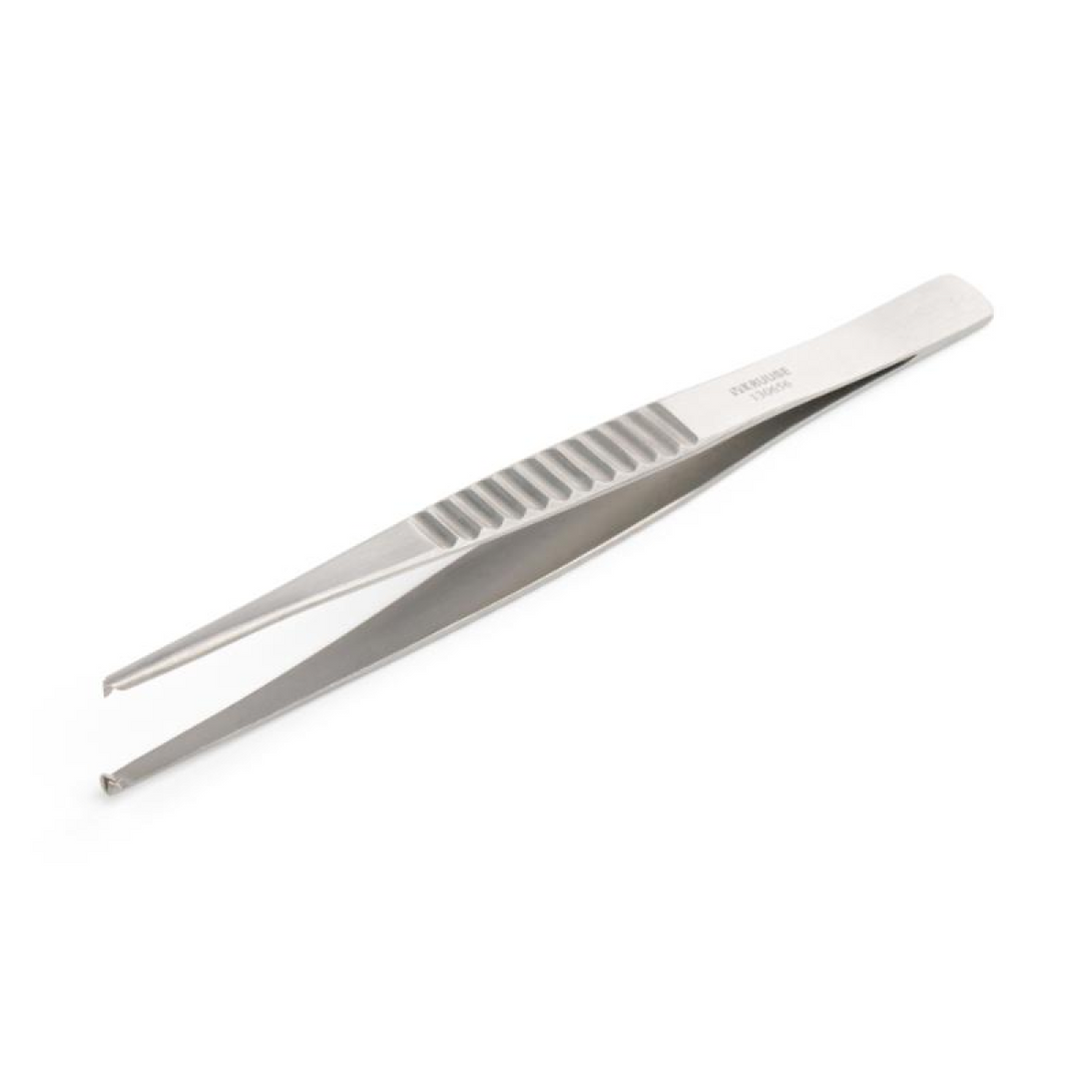 KRUUSE Treves Tissue Forceps, 15 cm / 5.9", 1x2 teeth
