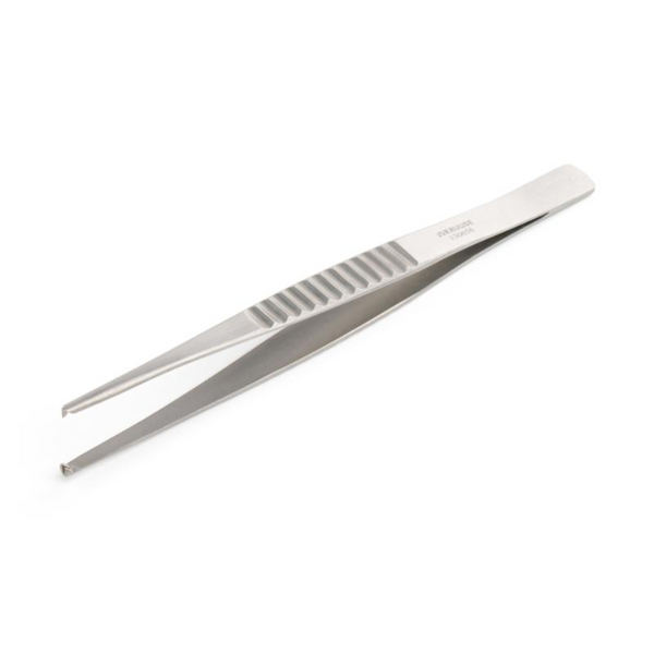 KRUUSE Treves Tissue Forceps, 15 cm / 5.9", 1x2 teeth