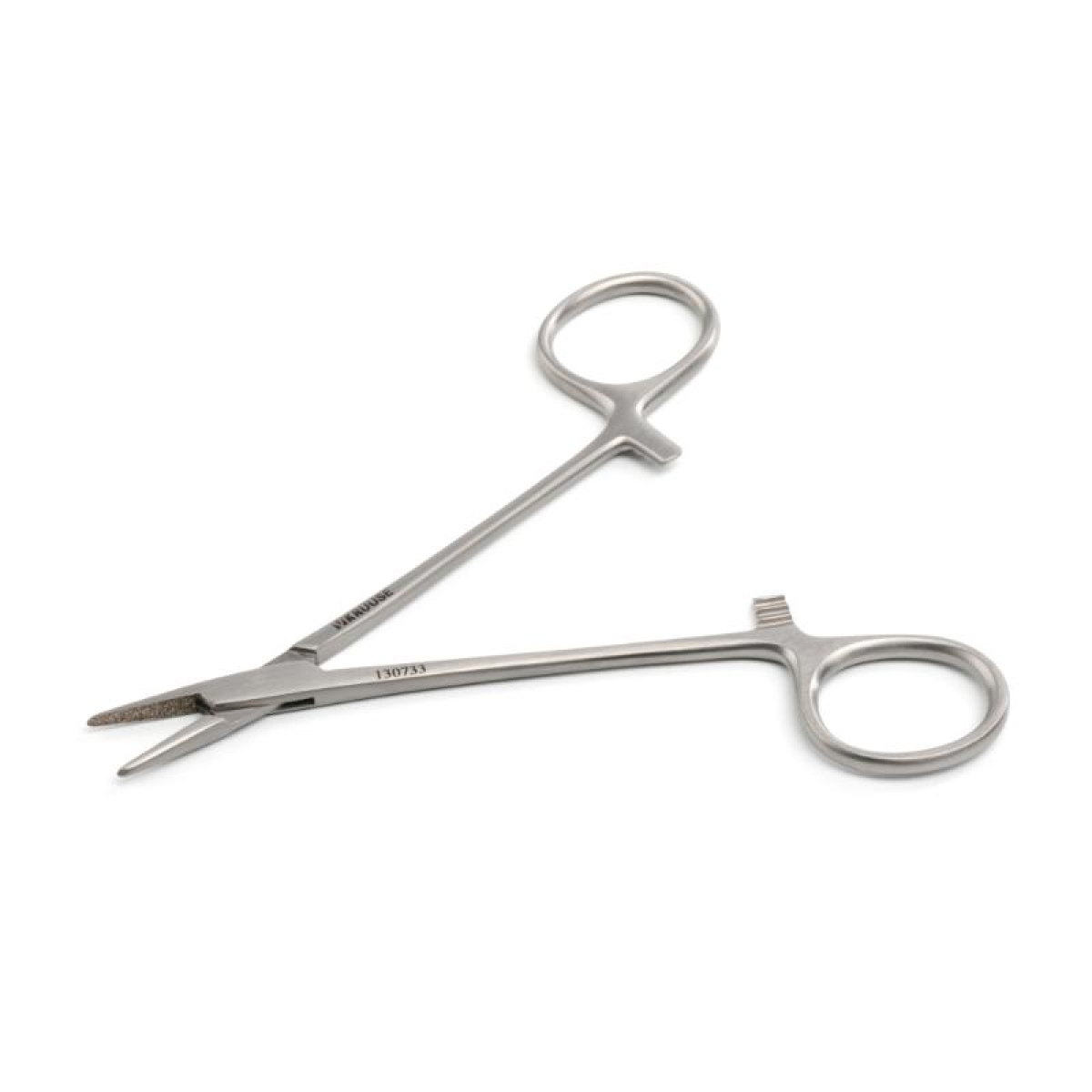 KRUUSE Webster Needle Holder, 13 cm / 5.1", diamond dust-coated jaws