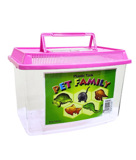 KW Zone Plastic Tank[Length - 30cm] - Assorted Colors - Shopivet.com